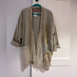 Rare Dr’s Collectors Kimono Jacket Brand New with tags - khaki